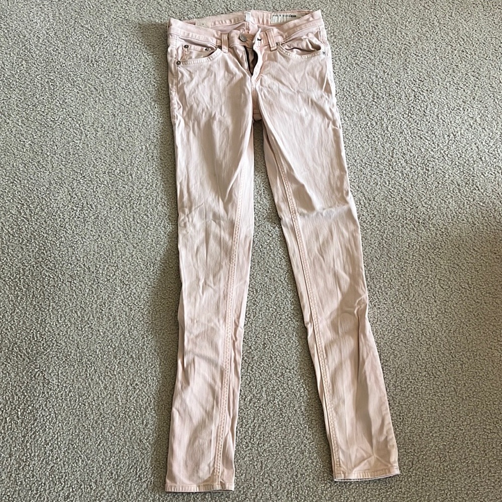 Rag and bone light pink jeans
